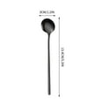 thumbnail image 3 of cpengpj Coffee Stirrers Spoon, Stainless Steel Coffee Stir Sticks, Round Solid Handle Cocktail Beverage Iced Tea Stirring Stick, Drink Mixing Spoon, 3 of 6