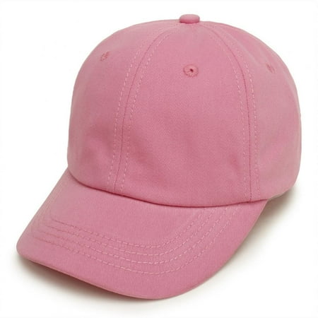 

1 Pack Kids Baseball Caps Boys Girls Adjustable Washed Cotton Plain Toddler Baseball Sun Hats