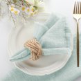 thumbnail image 6 of cpengpj Cotton Tassel Napkin Cloth Pleated Square Mouth Cloth Western Table Setting Cotton Linen Placemats for Wedding Bridal Baby Shower Tea Parties Decor, 6 of 6
