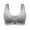 Gray, variant on XMMSWDLA Lingerie Comfort Wireless Lace Bralette for Women, Light Padded Bra Sports Bras Everyday Bras