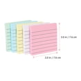 thumbnail image 2 of Toddmomy 10Pcs Self-Adhesive Message Pads Paper Material Square Design for Home and Office 7.6X3In, 2 of 8
