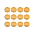 thumbnail image 3 of Yellow 10mm Mushroom Hole Binding Rings - 12pcs ABS DIY Loose-Leaf Binder Set for A4/A5/A6/A7/B5 Papers, Holds 30 Sheets, 360° Foldable Notebook Rings for Students, Office Workers & Designers, 3 of 5