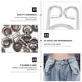 thumbnail image 5 of WHAMVOX 10 Sets Garment Button Clothing Buttons for Waist Adjustment Silver Copper, 5 of 5