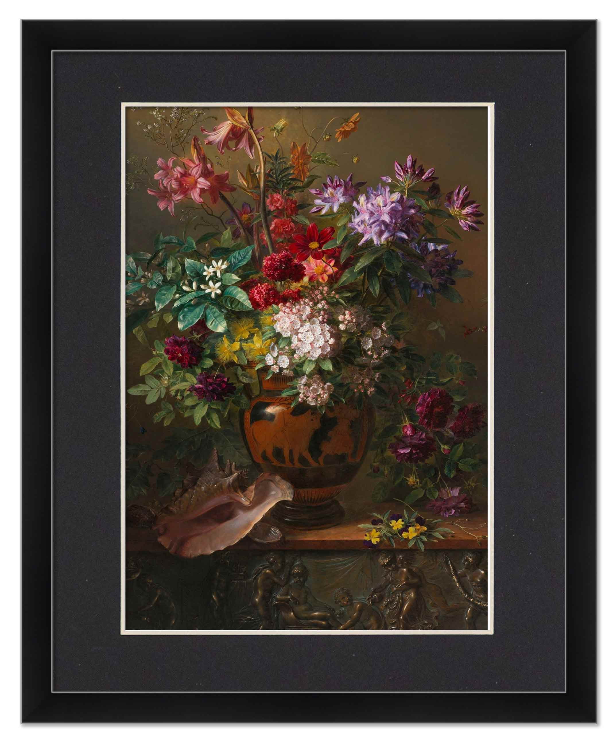 16x20 Frame Black With Black Picture Mat For 16x20 Photo - Black 18x24 Frame To Display Print or