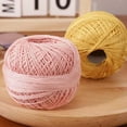 thumbnail image 2 of Nvzi Worsted Yarn, 1 Roll 45g, Blended Yarn, Ideal for Sweaters, Hats, Scarves, Crafts, Perfect for Knitting and Crocheting Projects, Suitable for All Skill Levels​,dark yellow, 2 of 4