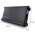 thumbnail image 2 of Amplificador para Carros Steelpro Nano 2500 Clase D 2 Canales 2500W Negro, 2 of 5