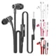 thumbnail image 5 of Injueey Auriculares intrauditivos de 3,5mm para teléfono móvil, auriculares estéreo para ordenador con micrófono de reducción de ruido para Cables de audio/vídeo blanco, 5 of 6