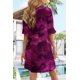 thumbnail image 5 of Vestido QACOHU 2026 de verano con cuello en V de manga corta para mujer, 5 of 5