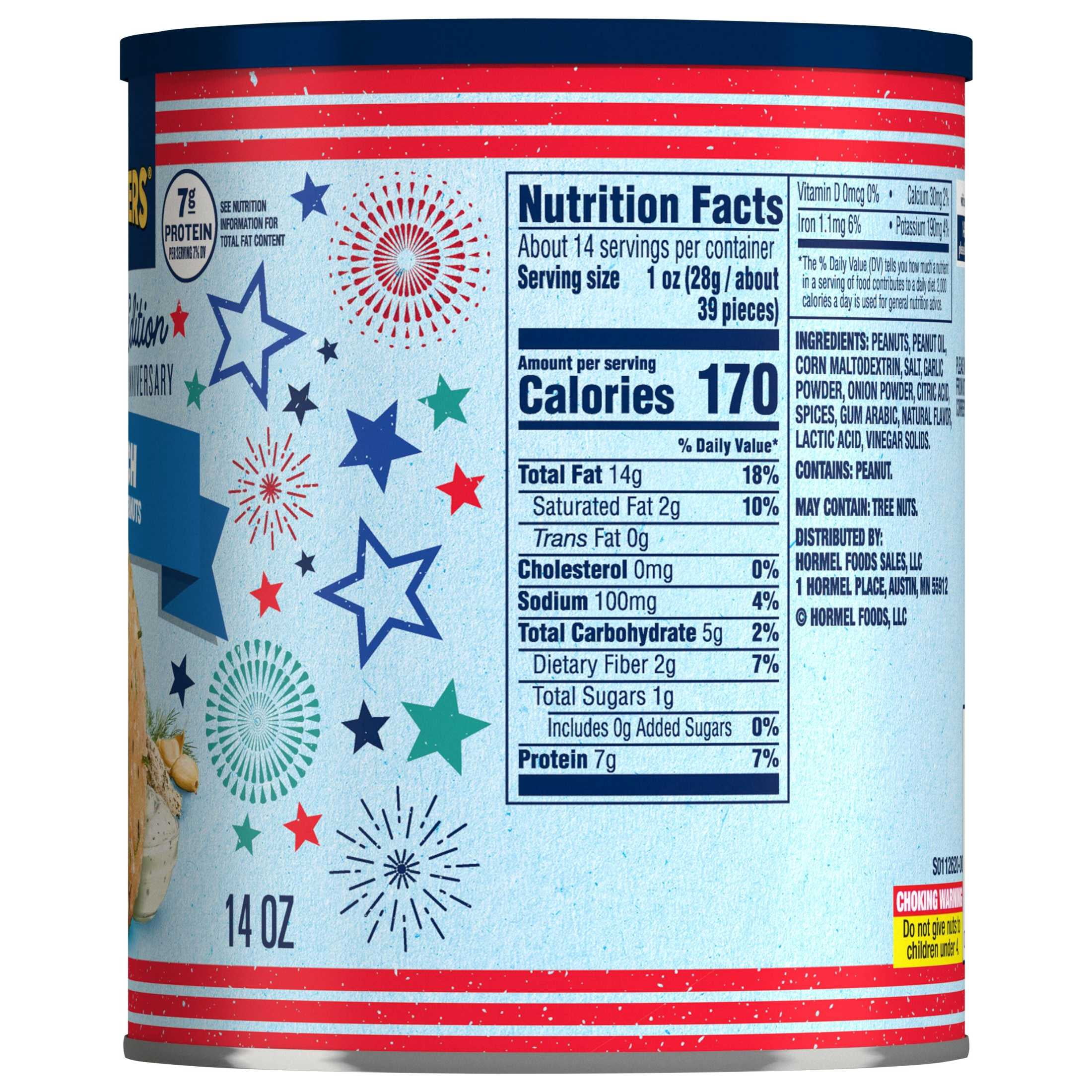 PLANTERS 14oz Ranch Peanuts