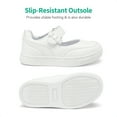 thumbnail image 2 of BURUDANI Girls Mary Jane Sneakers – Adjustable Strap Toddler & Little Girls School, Walking, and Party Flats, 2 of 7