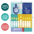 thumbnail image 4 of Tree-Free Greetings Hanukkah Greeting Card 12 Pack, 100% Recycled Paper, 5x7, Festival of Lights (HP25160), 4 of 5
