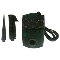 Outdoor Holiday Christmas Light Controller with Timer, Outlets, & 4 Setttings