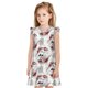 thumbnail image 1 of Balery Koi Fish Camisón de princesa para niñas, pijama de algodón con mangas abullonadas, suave y bonito.-XX-Large, 1 of 6