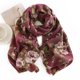 thumbnail image 2 of Bufanda retro con estampado de rosas, bufanda de cachemira de temperamento pastoral para mujer, bufanda de mujer de moda duradera, 2 of 6