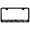 Black, variant on Buick Enclave Laser Etched Logo Stainless Steel License Plate Frame (Chrome)