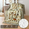 thumbnail image 2 of Fleece Throw Blanket for Couch - Super Soft Cozy Bed Blanket Lightweight Plush Fuzzy Mushroom Blankets and Throws for Sofa, 50 X 60 inches, 2 of 6