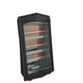 Mainstays 1500W Quartz Electric Space Heater, WSH20Q3ABB, Black