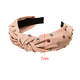 thumbnail image 2 of Diademas de moda para mujer, diadema con nudo cruzado, accesorios para el cabello con lazo, 2 of 5