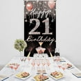 thumbnail image 3 of 21st Birthday Decor - Rose Gold Door Banner, Party  & Photo Booth Props - Fabric, Sturdy$$Electronics Accessories, 3 of 6
