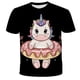 thumbnail image 1 of Camiseta con estampado de unicornio en 3D, camiseta bonita de unicornio rosa, camiseta de verano para niñas, ropa de dibujos animados para niños, camisetas informales para adolescentes 3T Gao Jinjia LED, 1 of 2