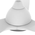 thumbnail image 7 of CARRO 52" White Ceiling Fan with Light LED Remote 10 Speeds,3 Blades with Reverse Airflow, 7 of 7