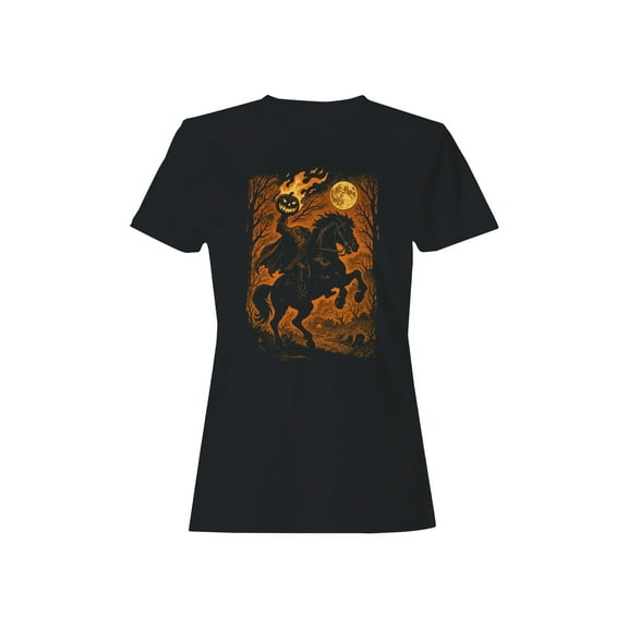 Headless Horseman Halloween Night Women's T-shirt