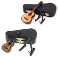 thumbnail image 2 of Exquisite Mini Guitar With Stand & For Case Ornaments Home Display Decor Lovers, 2 of 5