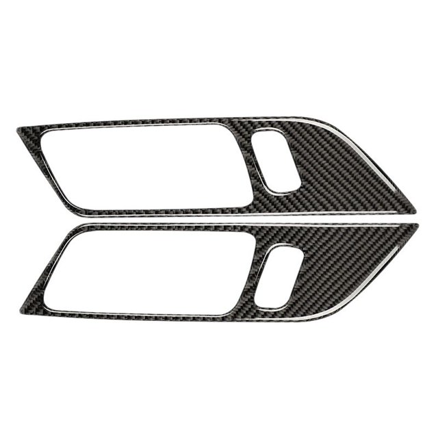 Pegatina de fibra para la cubierta de la puerta para el marco de la cerradura de la manija GT 2015-2020, modificación interior