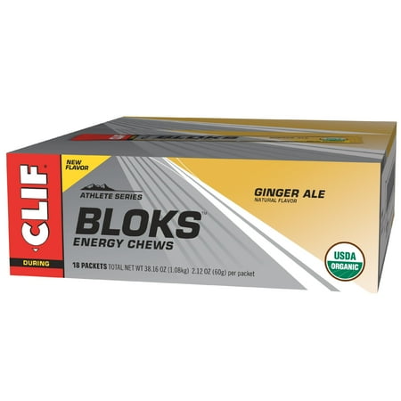 CLIF® Athlete Series Bloks® Ginger Ale Energy Chews 18-2.12 oz. Packs