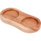 thumbnail image 1 of Bandeja de madera para molinillo de sal y pimienta Bandeja de madera de acacia Soporte para molinillo de pimienta Molinillos y agitadores Soporte para molinillo de sal y pimienta, 1 of 9