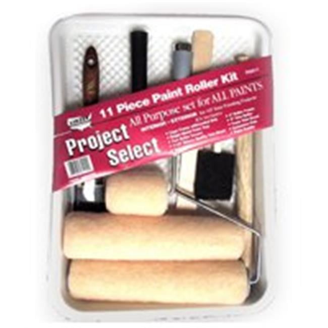 Linzer Products RS611 Metal Roller & Tray Set, 11 Pieces