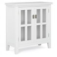 thumbnail image 5 of Artisan 30 inch Wide Solid Wood Low Storage Cabinet in White, 5 of 9