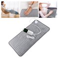 thumbnail image 1 of Electric Heating Pad, Multifunctional 12 Level Adjustable Timing Water Resistance Soft Small Heating Pad  for Home, 1 of 7