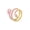Pink, variant on Women's Stainless Steel Opening Adjustable Snake Ring Jewelry Animal Lover Red