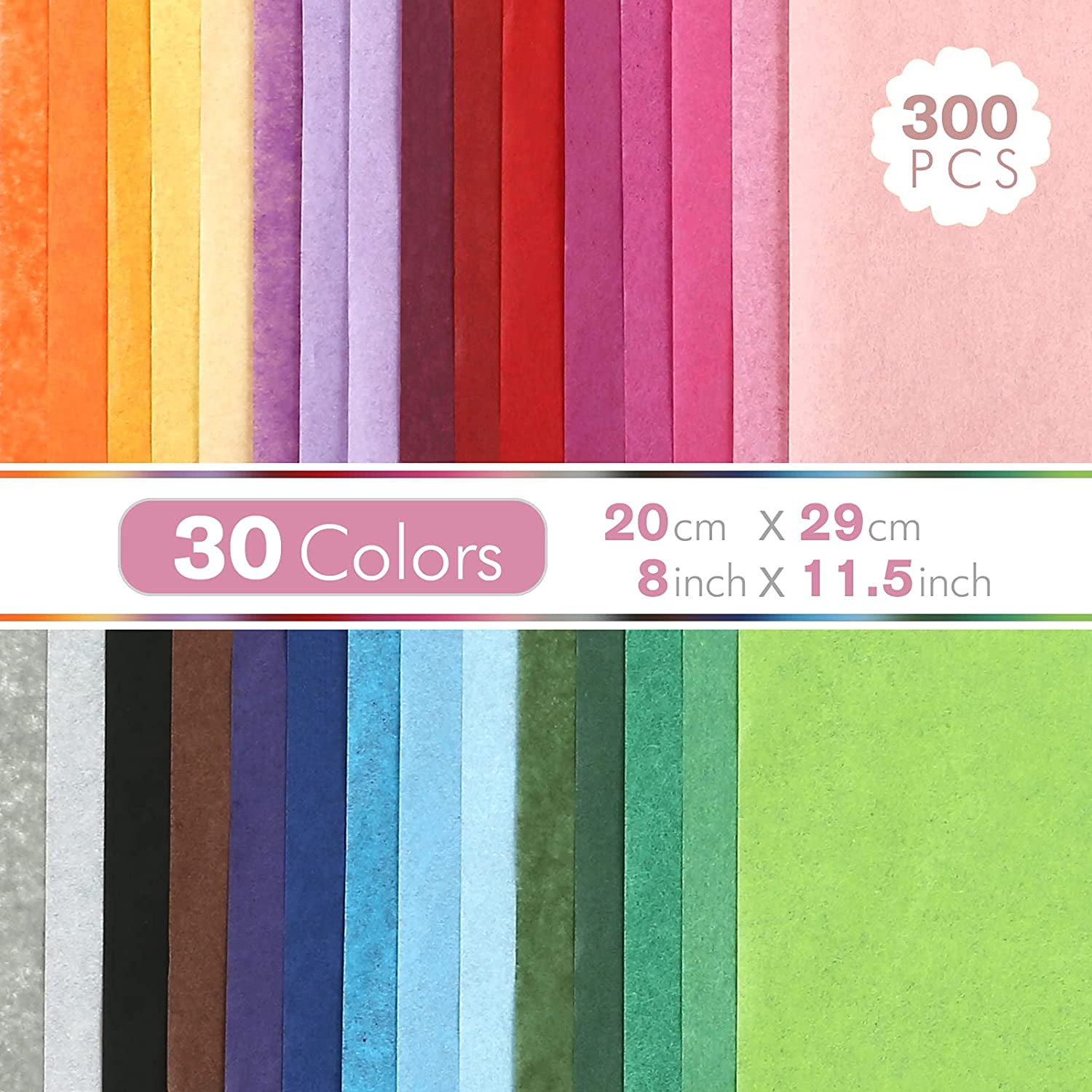 Superise 360 Sheets 36 Multicolor Tissue Paper Bulk Gift Wrapping Tissue  Paper Decorative Art Rainbow Tissue Paper 12 x 8.4 for Art Craft Floral  Birthday Party Festival Tissue Paper Pom Pom 