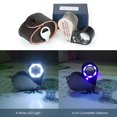 thumbnail image 2 of 30X Mini Multi-functional Handheld LED Jeweler Loupe Portable 21mm 6 Jeweler Loupe Magnifier Triplet Magnifying Glass Built-in 6-shaped Circular LED Lights UV Counterfeit Detector, 2 of 8