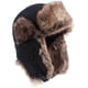 thumbnail image 3 of Hats Waterproof Russian Bomber Hat Men Winter Warm Ear Flaps Snow Ski Cap Hats(Size:XL,59-61cm), 3 of 4