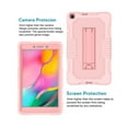 thumbnail image 3 of Dteck Case for Samsung Galaxy Tab A SM-T290 8.0 inch (2019 Released),Shockproof Armor Rugged Rubber Case Hybrid Hard PC Protective Stand Cover (Without Built-in Screen Protector),Rosegold+Rosegold, 3 of 6