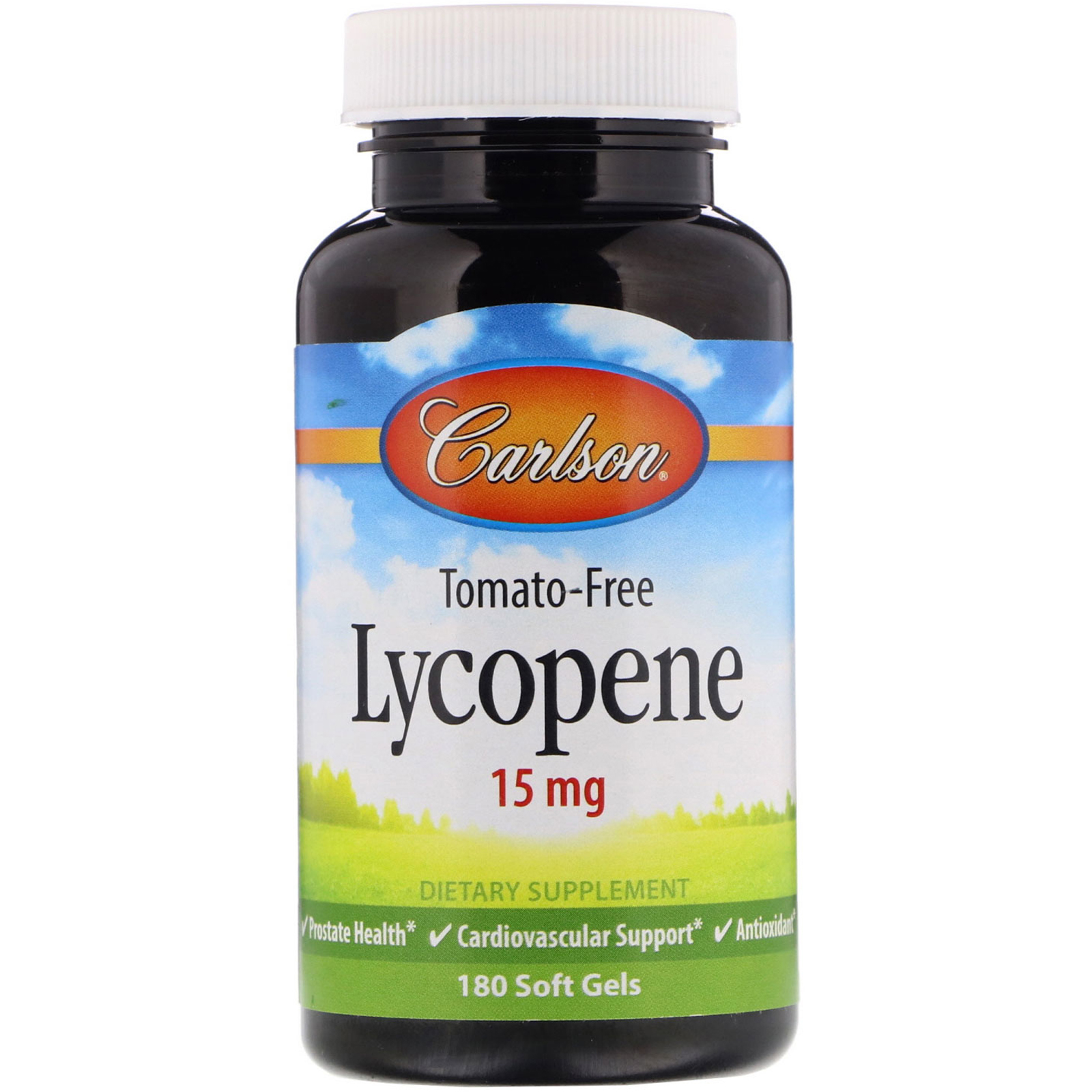 Carlson Labs Lycopene, 15 mg, 180 Soft Gels