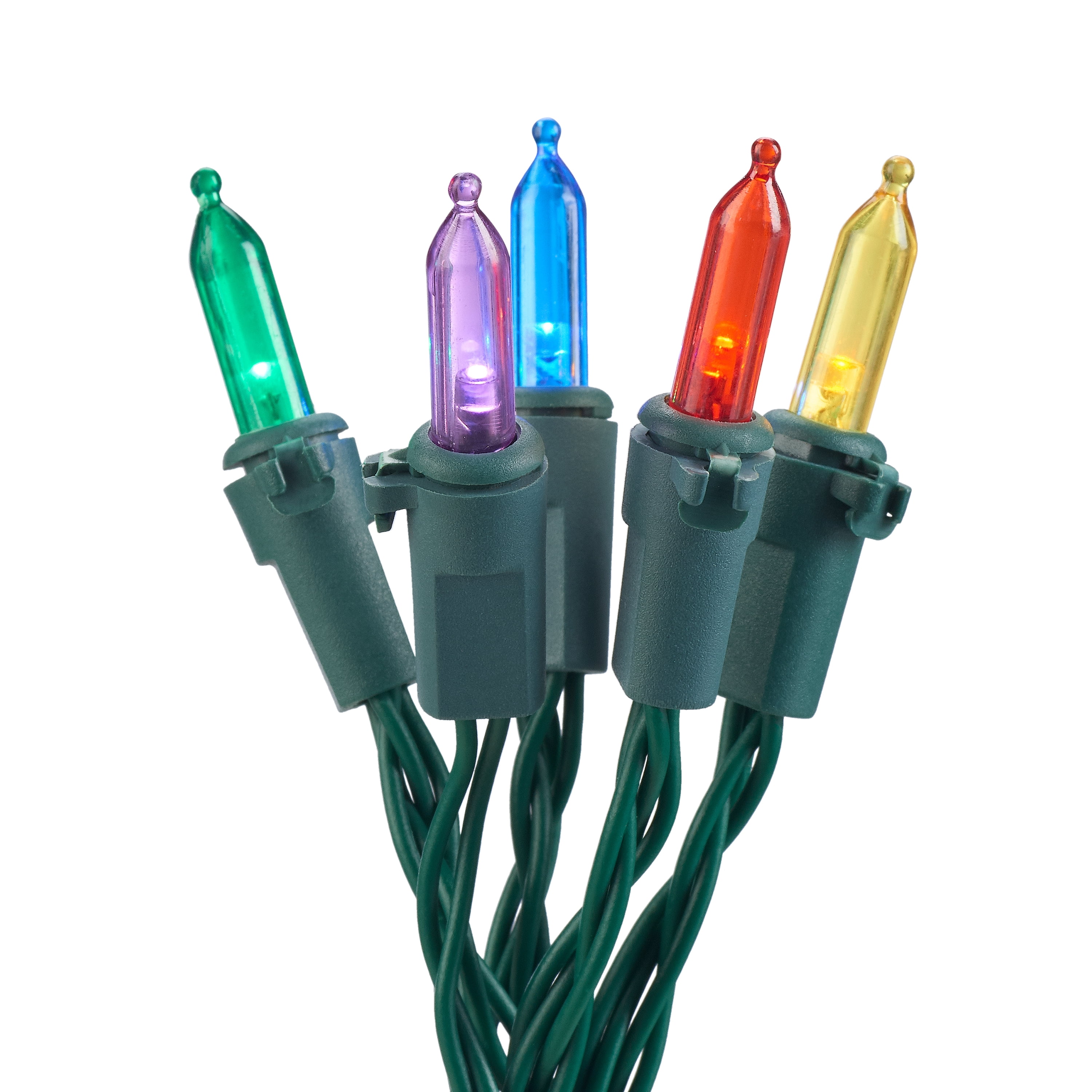 Holiday Time 13.5 ft, 50 Count Multicolor LED Mini String Christmas