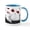 White/Blue Inside, variant on CafePress - Little Ladybugs Mug - 11 oz Ceramic Mug - Novelty Coffee Tea Cup