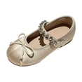 thumbnail image 2 of LvhaoGJOB Girls' Elegant Style Mary Jane Flats with Comfortable Fit and Flexible Flat Sole, 2 of 9