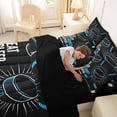 thumbnail image 5 of Erosebridal Ice Hockey 7-Piece Twin Bedding Sets For Boy,Ball Sport Games Kids Bedding Comforter Set,Reversible black, 5 of 7