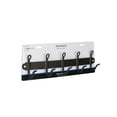 thumbnail image 5 of Mainstays 14 1/2 in. Wall Mounted Metal Hook Rack, 5 Single Hooks, Matte Black, 5 of 8