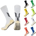 thumbnail image 2 of 1 Pair Anti-Slip Soccer Sports Socks Men Sock Football Knee Above Long Socks, 2 of 5