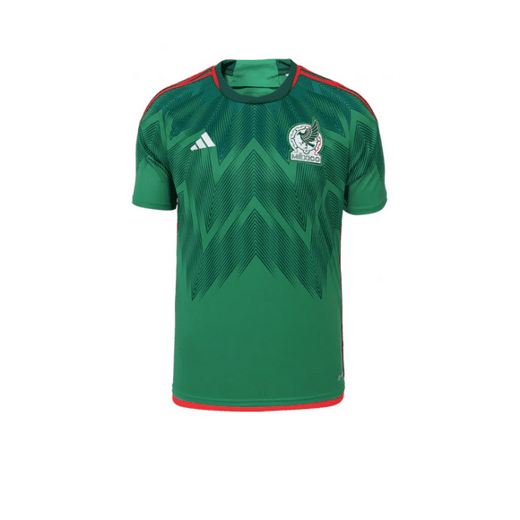 Jersey Adidas Selección Nacional de México Hombre Local Mundial 2022 Qatar verde XG