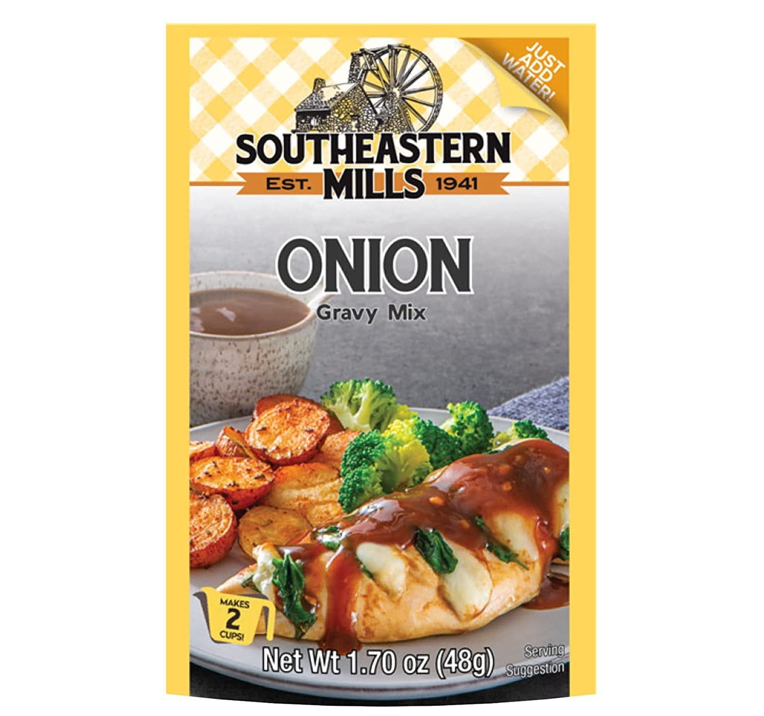 Kauffman Orchards Onion Gravy Mix by Southeastern Mills, 1.7 Oz. Case