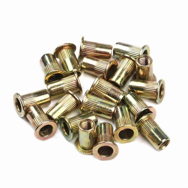 100 unids Tipos de remache multi tuercas de remache de acero inoxidable Rivnuts Blindnuts Nutserts Nuts Insertar Rivet M3 M4 M5 M6 M8 M10 M12