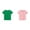 Pink 1PCS & Green 1PCS, variant on LUOGENLI Boys Shirts Size 5 Toddler Kids Girls Boys Short Sleeve Basic T Shirt Casual Summer Tees Shirt Tops Solid Color Boys Shirts Size 7 Boys Shirts 5T-6T 2 Pack 120