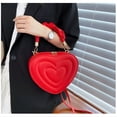 thumbnail image 4 of TELOLY Crossbody Bags for Women,Sweet Heart Design Cross Body Bag for Woman,Playful Cute Style Crossbody Purses for Women,Red, 4 of 7